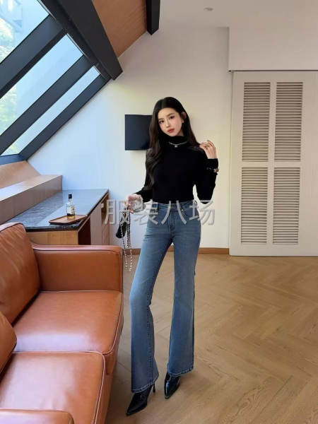 Chanel香奈儿女款牛仔裤 批发-第1张图片