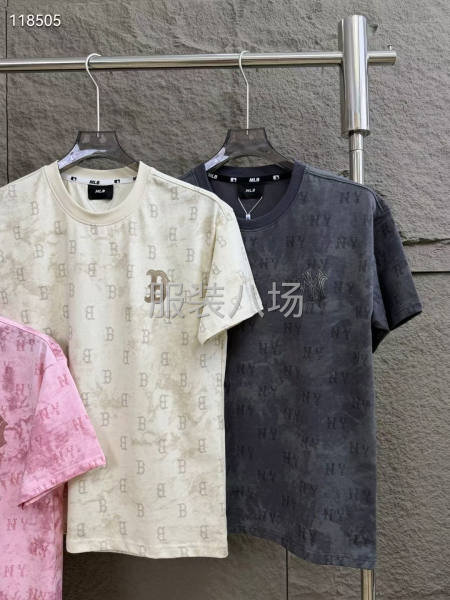 MLB女款夏季新款扎染满印短袖-第4张图片