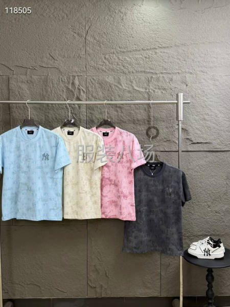 MLB女款夏季新款扎染满印短袖-第2张图片