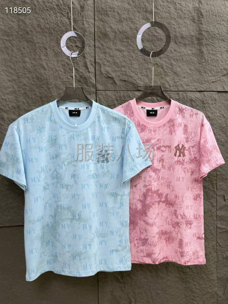 MLB女款夏季新款扎染满印短袖-第5张图片