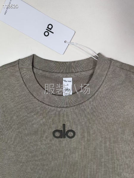 AL0女款雪花复古T恤衫 工艺  印花 正肩修身-第6张图片