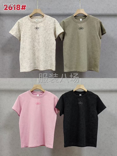 AL0女款雪花复古T恤衫 工艺  印花 正肩修身-第8张图片