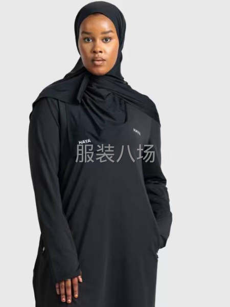 外貿(mào)公司尋求四針六線穆斯林運動服加工-第1張圖片
