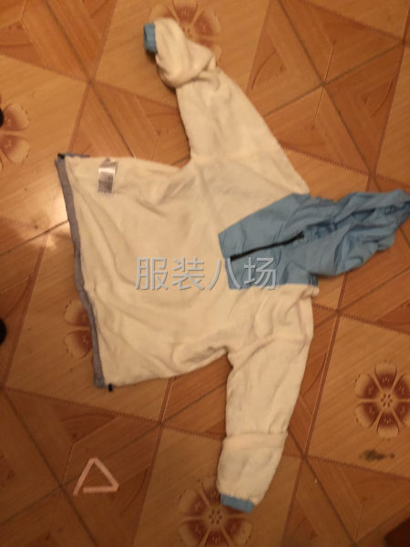 【拼色搖粒絨外套】90--160，適合90cm左右寶寶，男女-第5張圖片