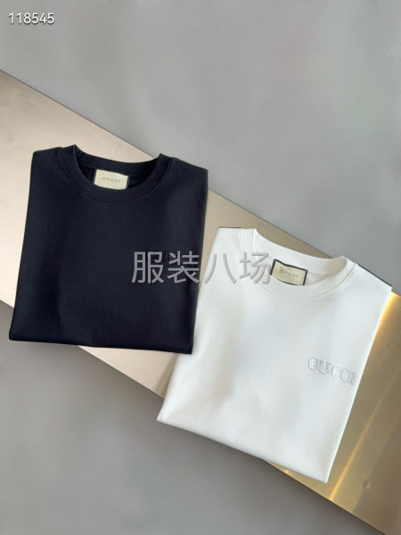 GUCCI新款棉质短袖T恤  织带装饰和小刺绣-第7张图片