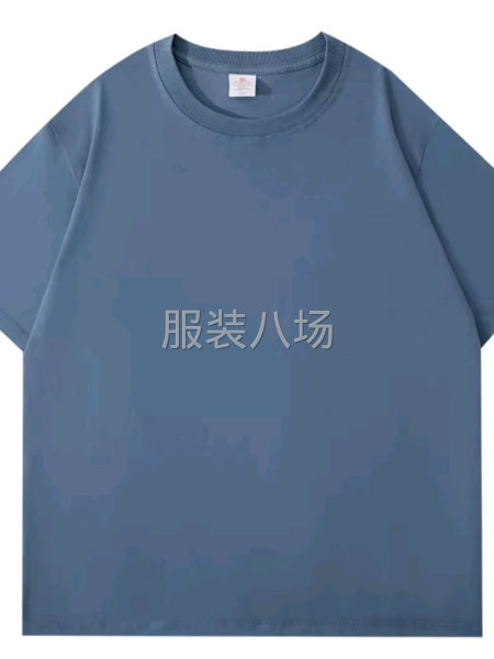 220g重磅三防10A抗菌新疆棉圆领短袖T恤男款透气不透肉-第3张图片