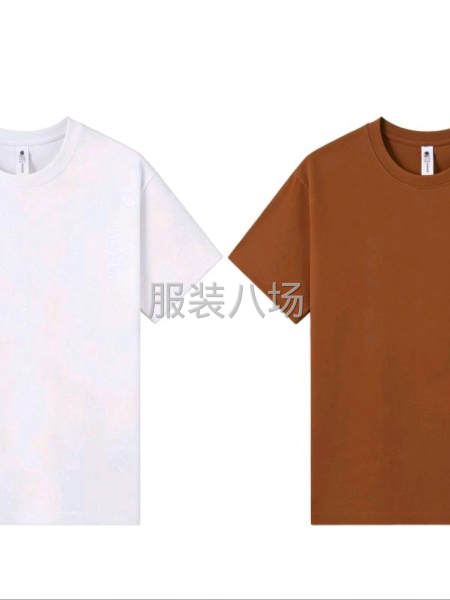 220g重磅三防10A抗菌新疆棉圆领短袖T恤男款透气不透肉-第1张图片