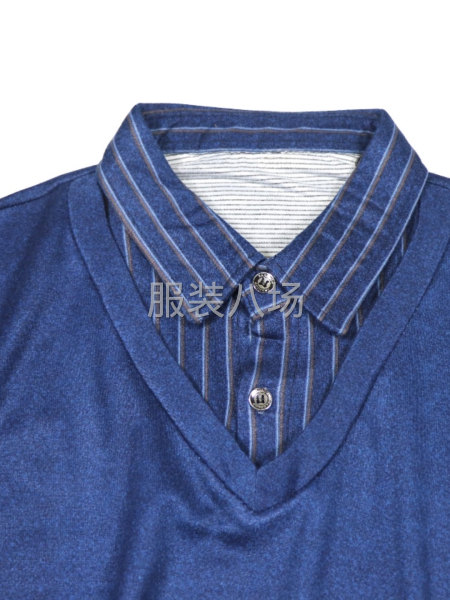 長袖season親膚棉POLO衫，大碼現貨，廠家直發-第4張圖片