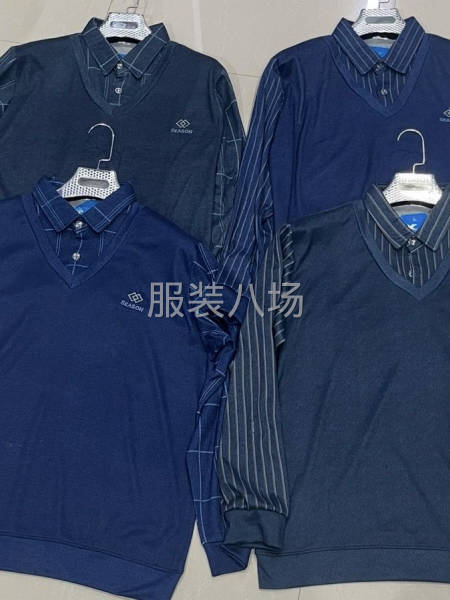 長袖season親膚棉POLO衫，大碼現貨，廠家直發-第9張圖片