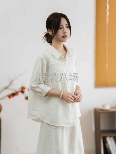 本廠主要做棉麻襯衫-第2張圖片