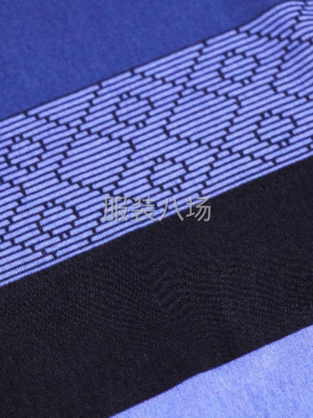 短袖冰絲翻領(lǐng)T恤（條紋款）-第7張圖片