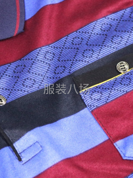 長袖親膚棉翻領(lǐng)T恤（條紋款）-第6張圖片