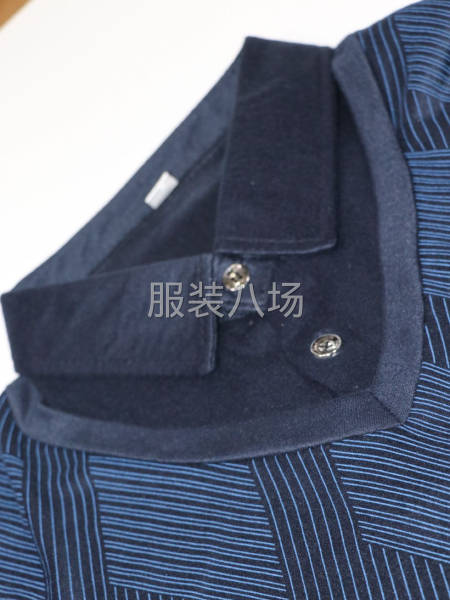 长袖假两件 亲肤棉POLO衫，大码现货，厂家直发-第4张图片