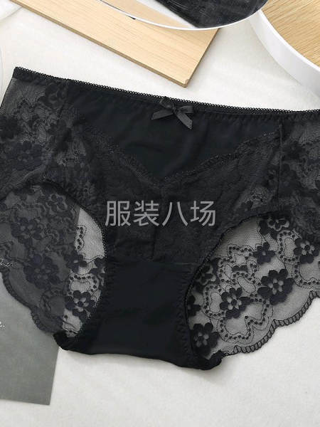 内裤新性感蕾丝女内裤夏季薄款中腰浪漫温柔纯棉裆抗菌透气三角裤-第5张图片