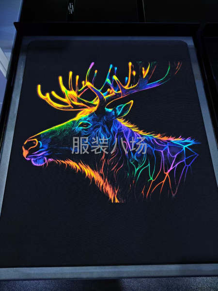 白墨直喷印花  胶印  植绒-第3张图片