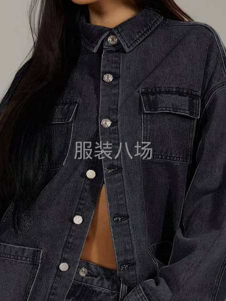 本厂主做希音单，牛仔外套，裙子居多，全年货源稳定，天天有事做-第1张图片