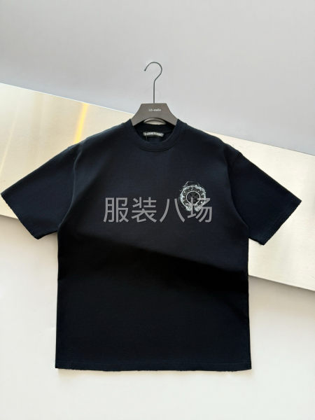 克罗心印花T恤衫-第2张图片
