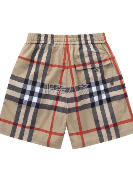 BBR巴宝莉格纹男士沙滩休闲 史上最舒适的男士速干休-第2张图片