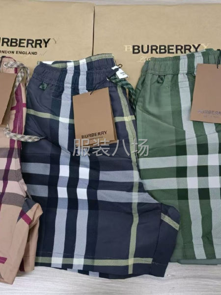 BBR巴宝莉格纹男士沙滩休闲 史上最舒适的男士速干休-第5张图片