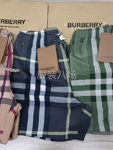 BBR巴宝莉格纹男士沙滩休闲 史上最舒适的男士速干休-第4张图片