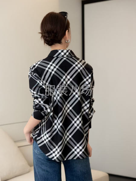 Burberry 巴宝莉 最新格纹棉质衬衫-第3张图片