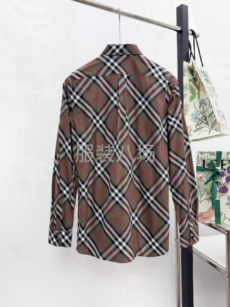 Burberry 巴宝莉 最新格纹棉质衬衫-第4张图片