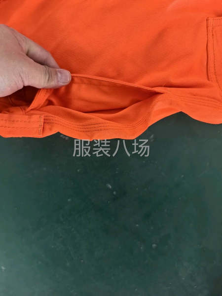 工作服裤子，前后浪需要三针埋夹-第2张图片