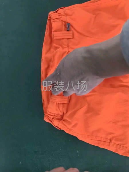 工作服裤子，前后浪需要三针埋夹-第4张图片