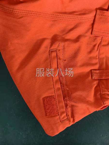 工作服裤子，前后浪需要三针埋夹-第7张图片