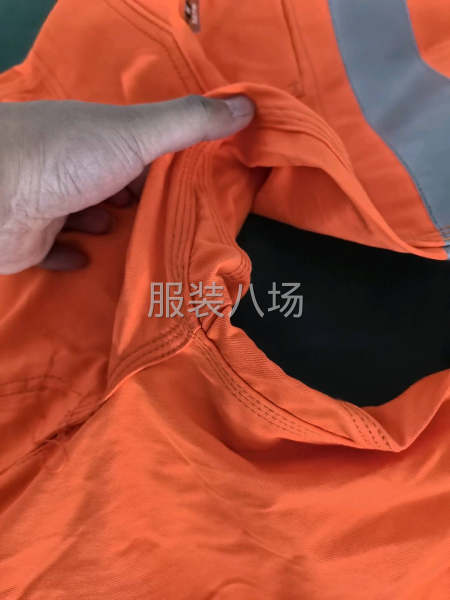 工作服裤子，前后浪需要三针埋夹-第6张图片