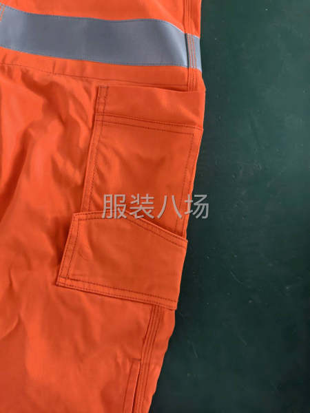 工作服裤子，前后浪需要三针埋夹-第3张图片