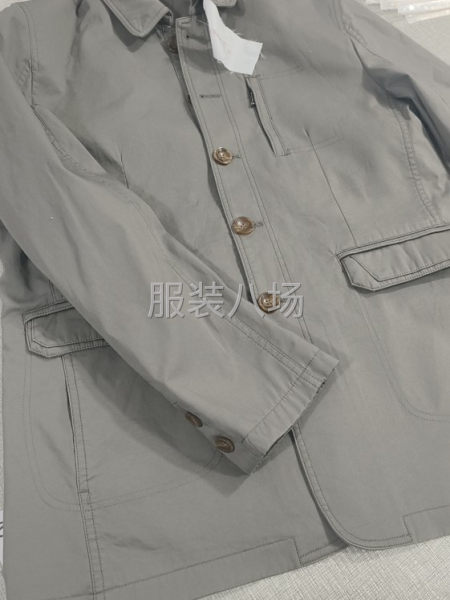 男装外发，夹克皮衣，马甲，水洗布-第1张图片