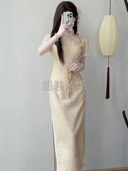 改良款旗袍，宠物衣服，裁片外发-第6张图片