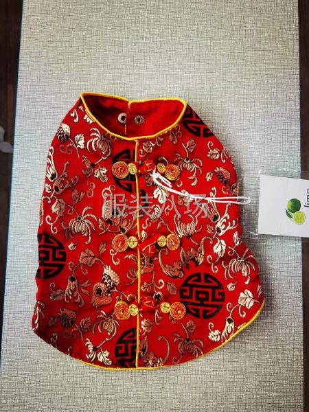 改良款旗袍，宠物衣服，裁片外发-第1张图片