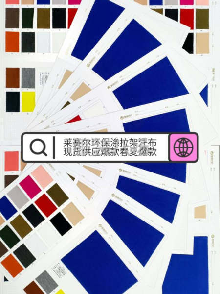 莱赛尔环保涤拉架汗布面料现货供应爆款，-第1张图片