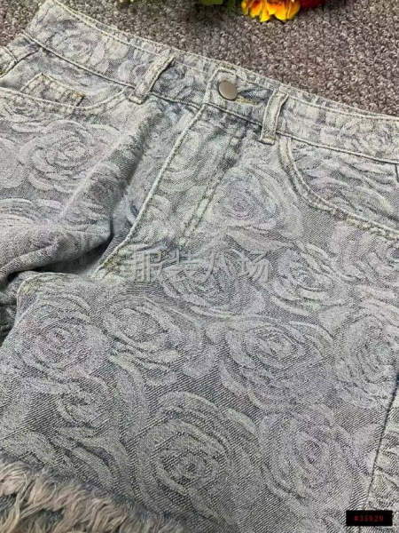 阔腿牛仔短裤-第5张图片