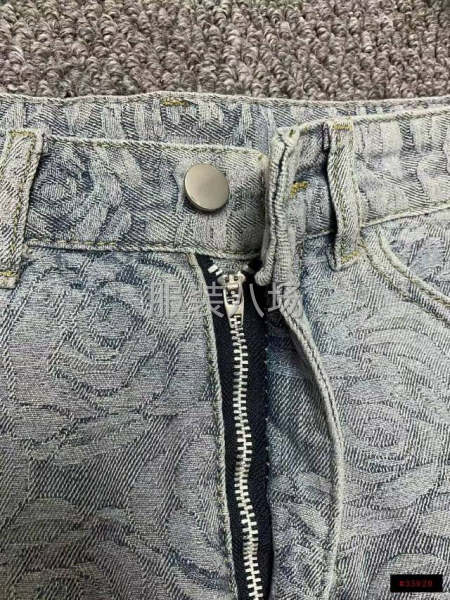 阔腿牛仔短裤-第4张图片