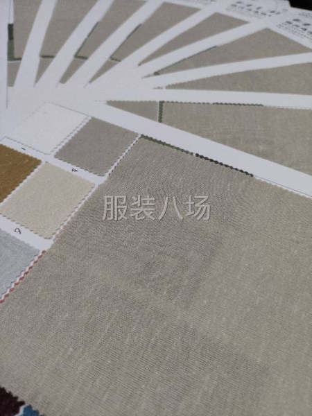 240克亚麻空气层现货面料供应爆款，-第4张图片