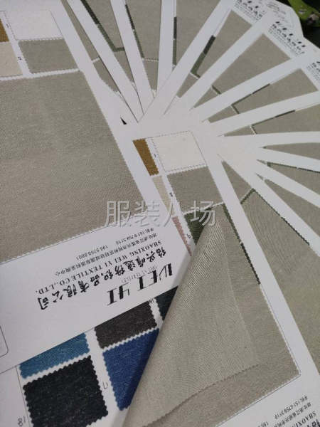 240克亚麻空气层现货面料供应爆款，-第5张图片