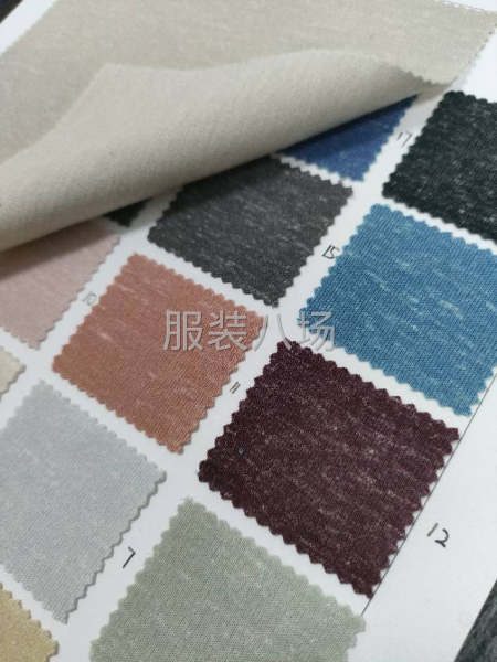 240克亚麻空气层现货面料供应爆款，-第3张图片