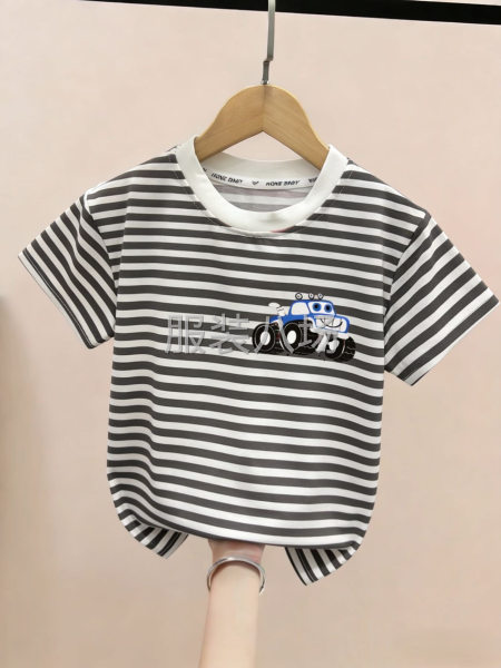 纯棉童装T恤90-130码，尺码齐全，可以发样板，可以现场看-第3张图片