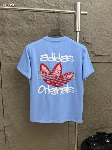 三叶草夏季新款情侣短袖-第9张图片