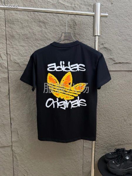 三叶草夏季新款情侣短袖-第7张图片