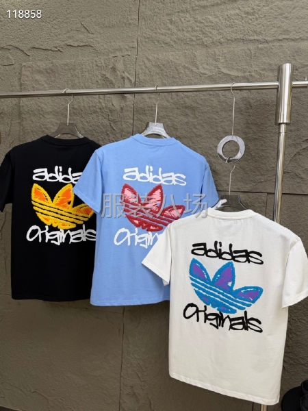 三叶草夏季新款情侣短袖-第3张图片