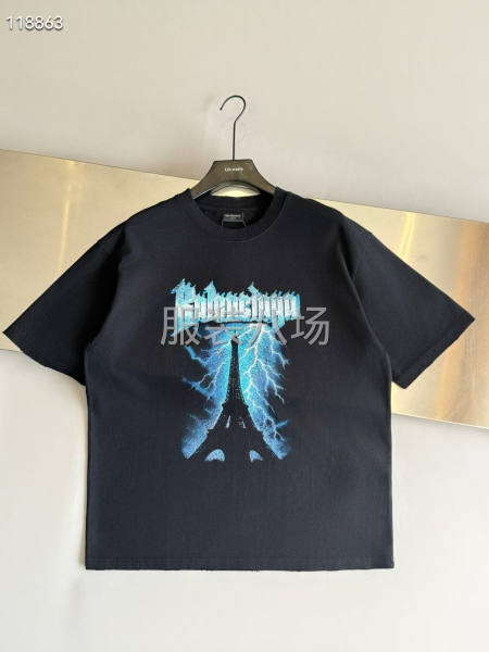 BALENCIAGA新款T恤衫 涂鸦印花-第5张图片