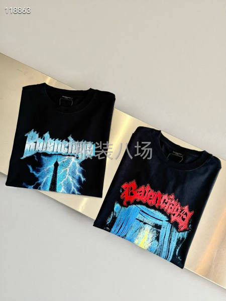 BALENCIAGA新款T恤衫 涂鸦印花-第7张图片