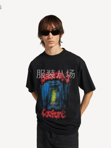 BALENCIAGA新款T恤衫 涂鸦印花-第1张图片