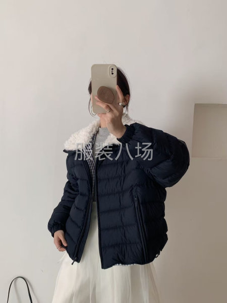 羊羔毛娃娃领，均码，90绒，可配货-第3张图片