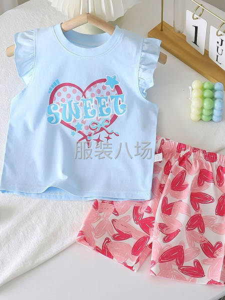 专业生产整件针织围，儿童家居服-第1张图片