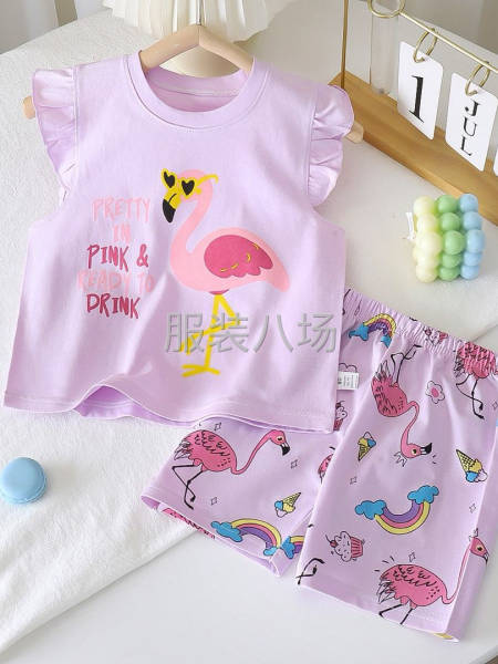 专业生产整件针织围，儿童家居服-第2张图片